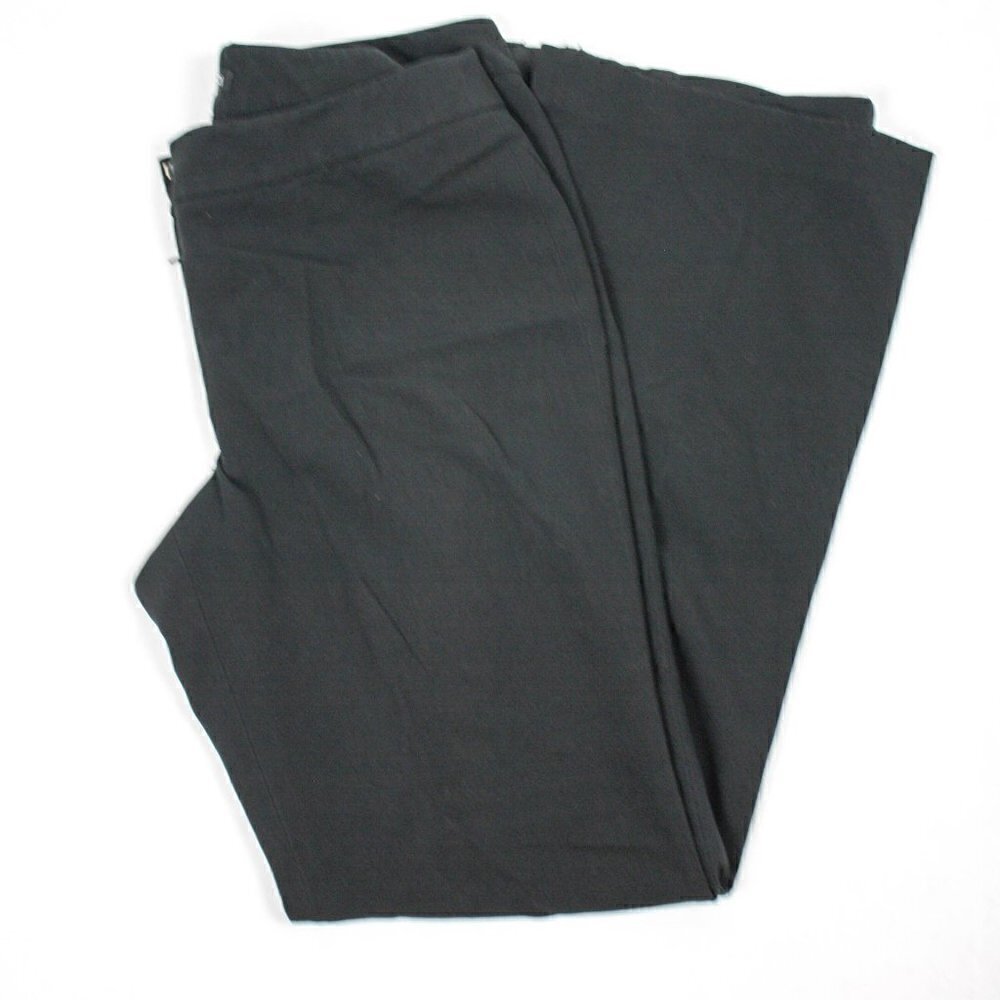 Tahari Wide Leg Black Dress Pants Size 10